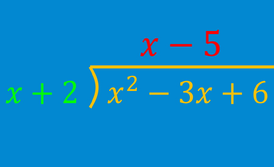 examples of division of polynomials
