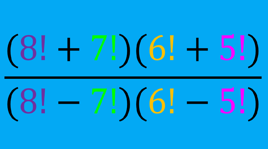 examples of factorials