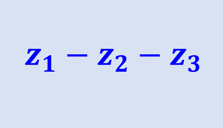 subtraction of complex numbers