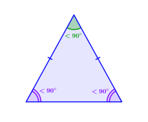 acute isosceles triangle