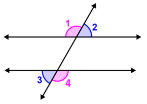 alternate exterior angles with parallel lines