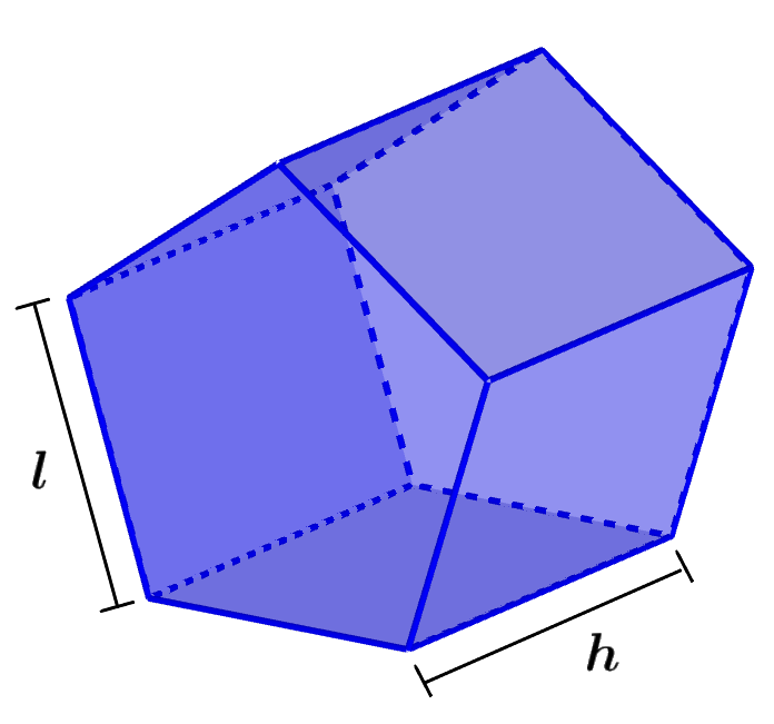 diagram of a pentagonal prism