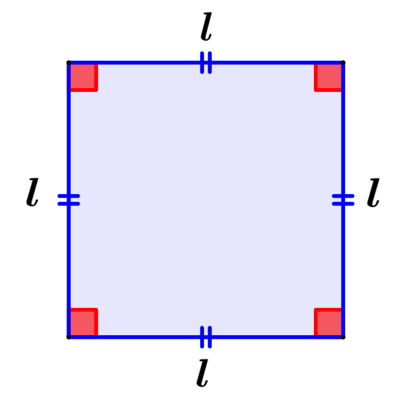 diagram of a square with dimensions