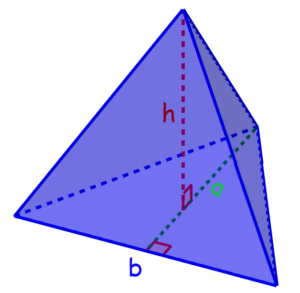 diagram of triangular pyramid