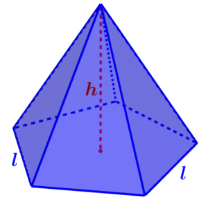 dimensions of a pentagonal pyramid