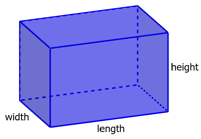 dimensions of a rectangular prism