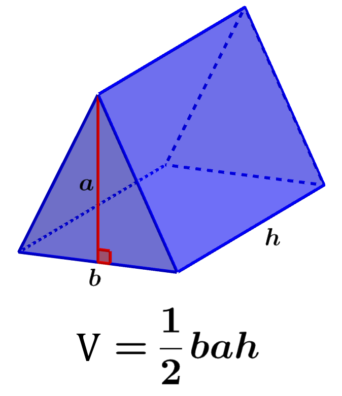 formula for the volume of a triangular prism