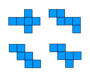 geometric nets of a cube
