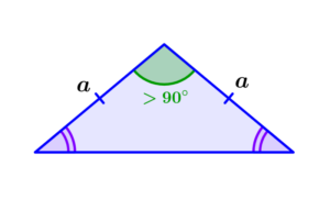 obtuse isosceles triangle