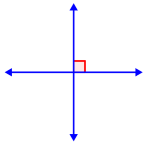 diagram of perpendicular lines 1