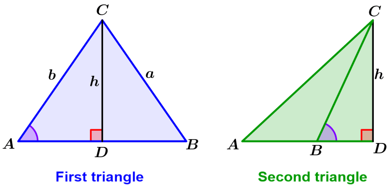 diagram to prove the law of sines