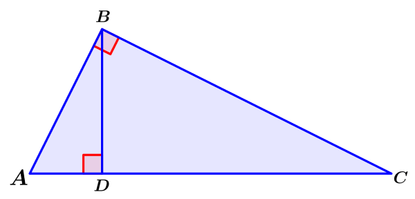 proof of pythagorean theorem with similar triangles