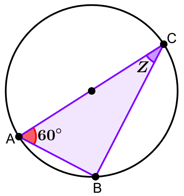 Thales' theorem - problem 1
