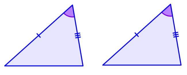 congruent triangles by criteria side-angle-side