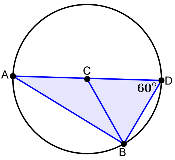 example 4 of Thales' theorem