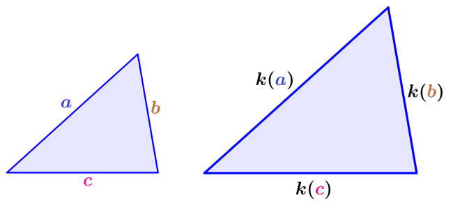 similar triangles by criteria side-side-side