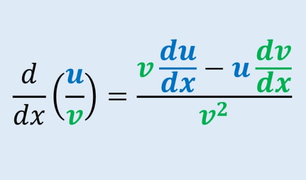 Proofs of the Quotient Rule of Derivatives