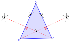 diagram to draw the orthocenter of a triangle