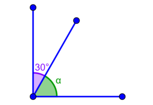 example of complementary adjacent angles