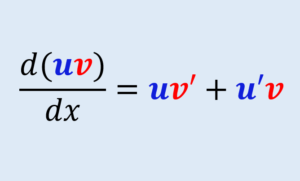 formula for the product rule of derivatives