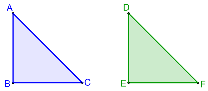 triangles to prove the converse of Pythagorean theorem