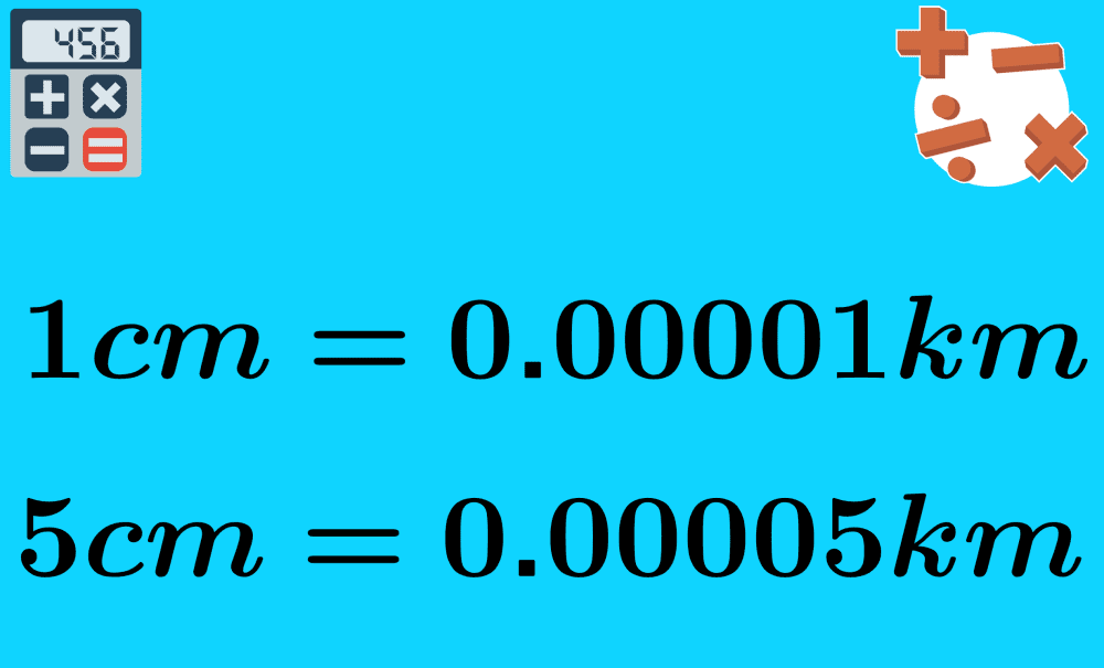 🖩 Centimeters to Kilometers Calculator (cm → km)