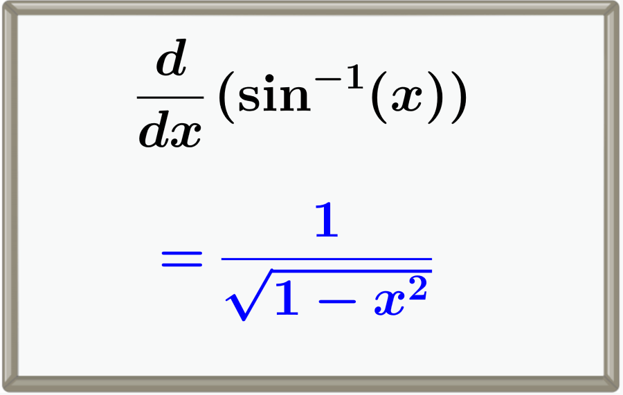 Derivative of arcsin (Inverse Sine) With Proof and Graphs