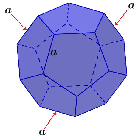 Dodecahedron with sides