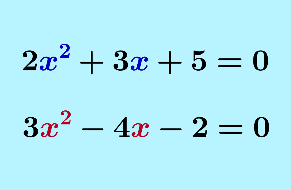 20 Quadratic equations examples with answers