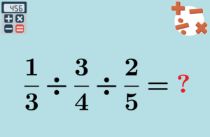 10 examples of division of fractions