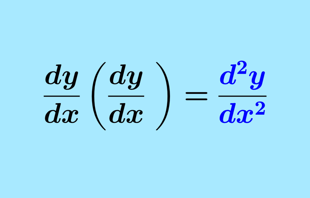 Second derivative of a function