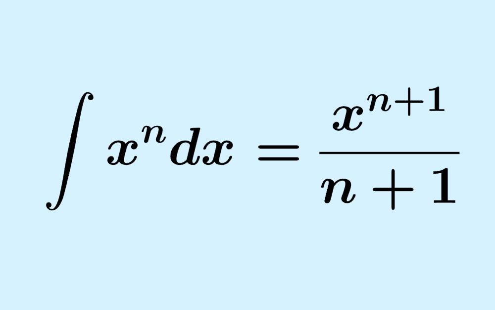 Formula for the integral of a polynomial