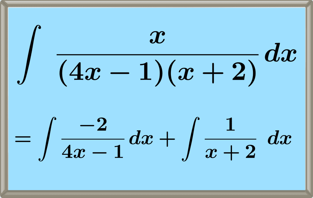 Integration by Partial Fractions – Examples with Answers