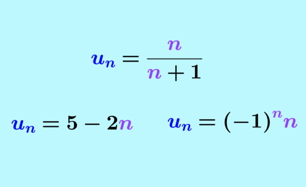 Examples of types of sequences
