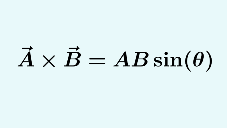 Formulas and Properties of Cross Product of Vectors - Neurochispas