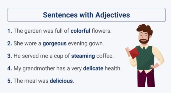 Sentences with adjetives thumbnail