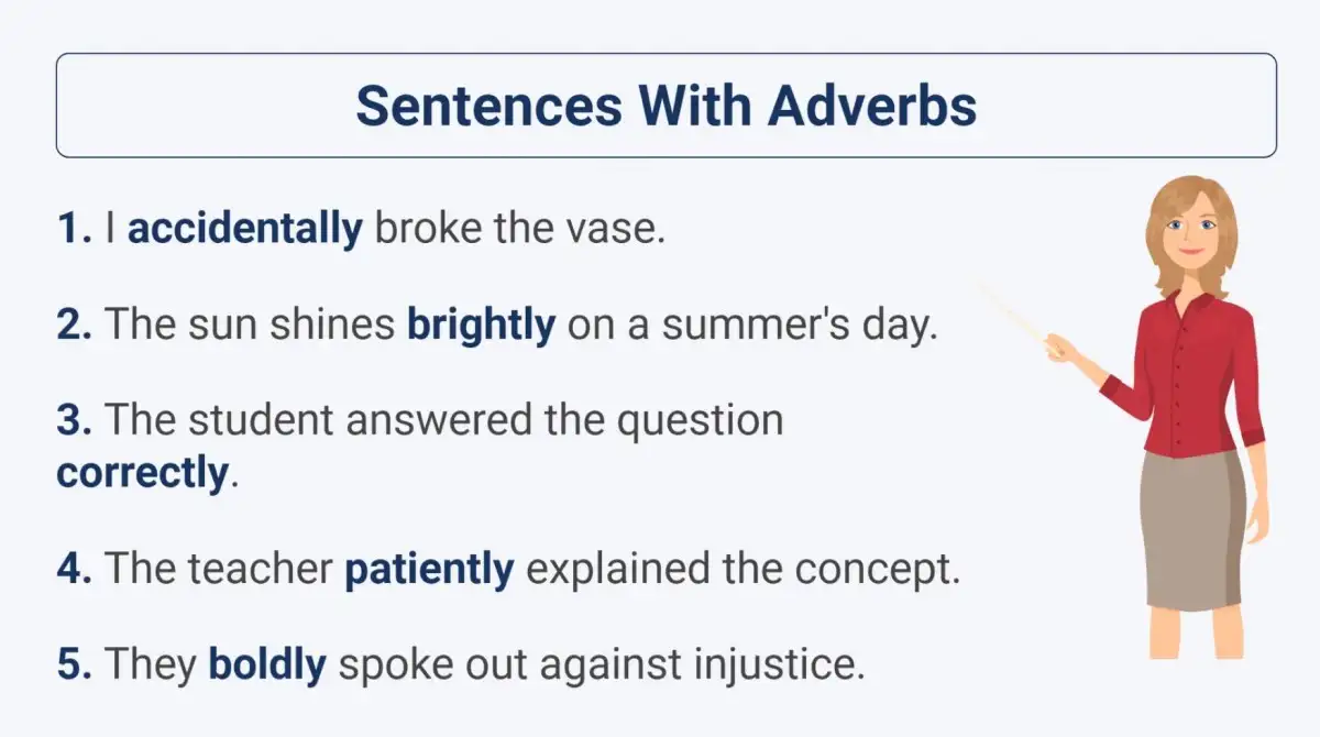 50 Sentences with Adverbs – With Pronunciation