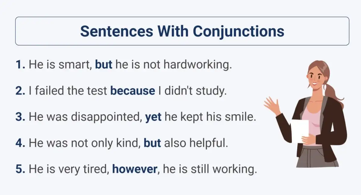 50 Sentences with Conjunctions – With Pronunciation