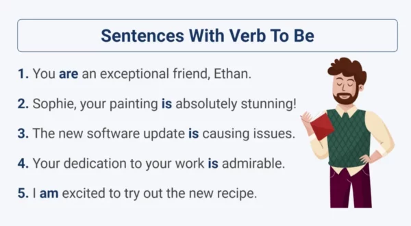 Sentences with the verb to be in English thumb